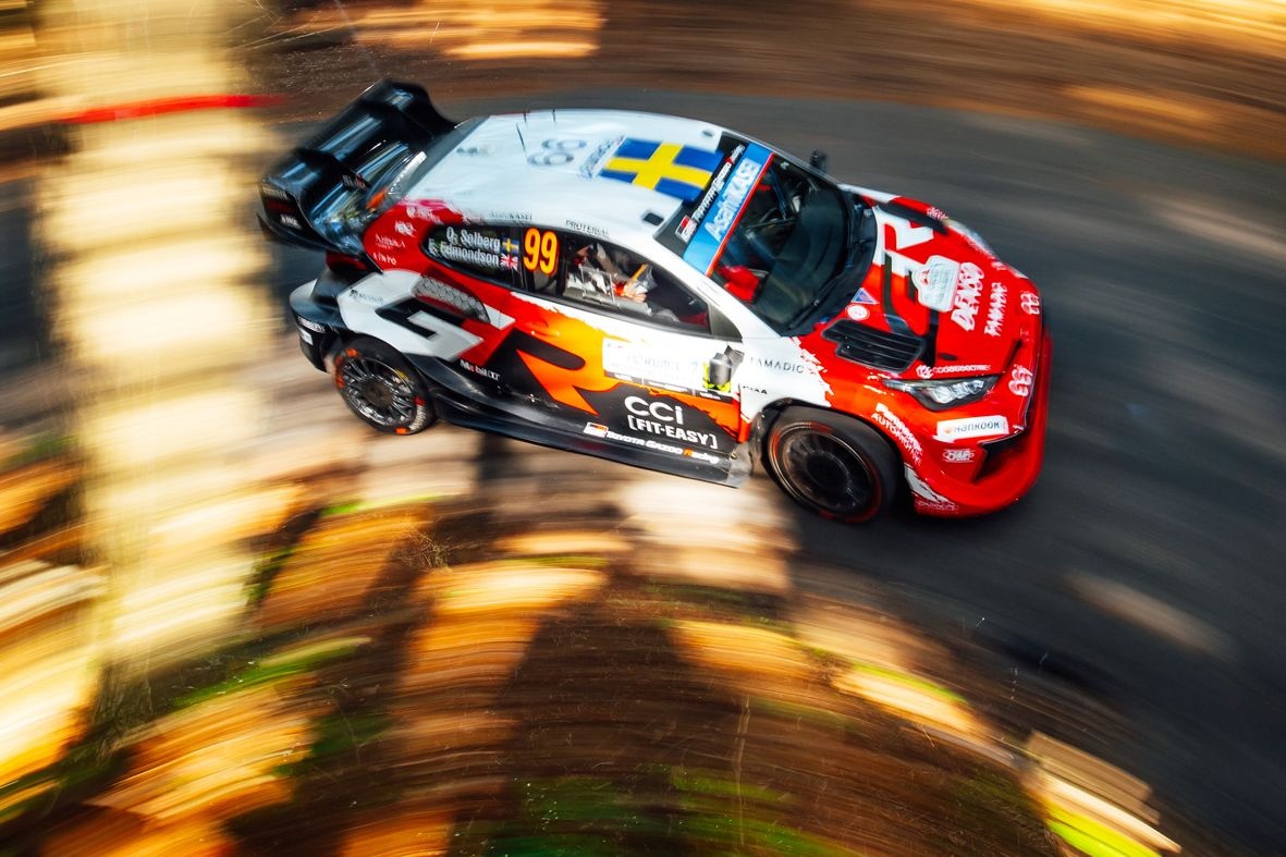 Oliver Solberg Cranks Up Pressure on Elfyn Evans at Rally Japan 2024