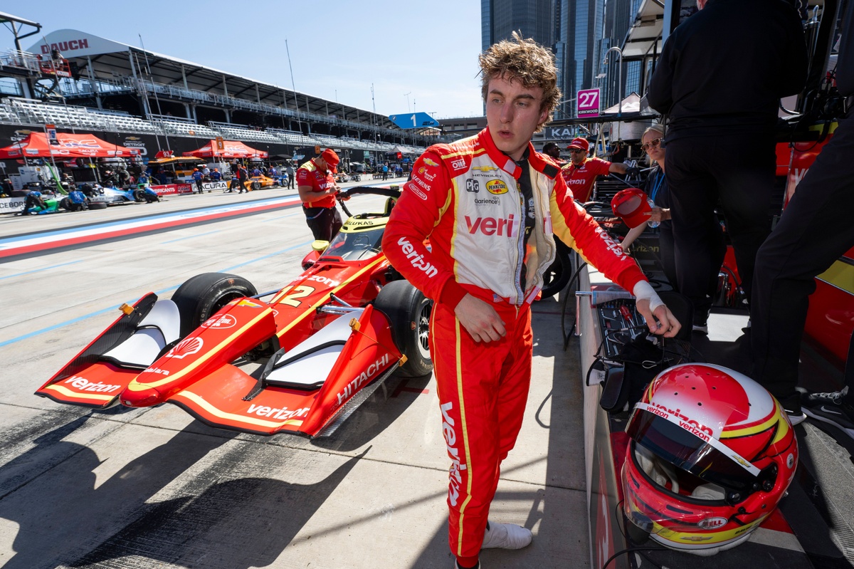 David Malukas Switches to Backup Car After Massive Crash in IndyCar Detroit Qualifying