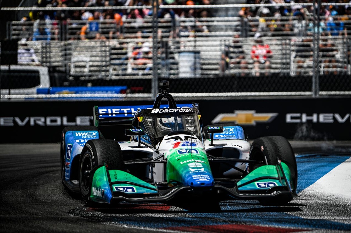 Graham Rahal Recovers from Early Spin to Grab Detroit Grand Prix Podium