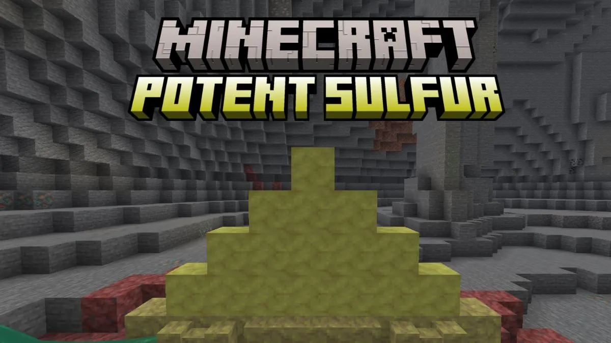How to Get Potent Sulfur Block in Minecraft