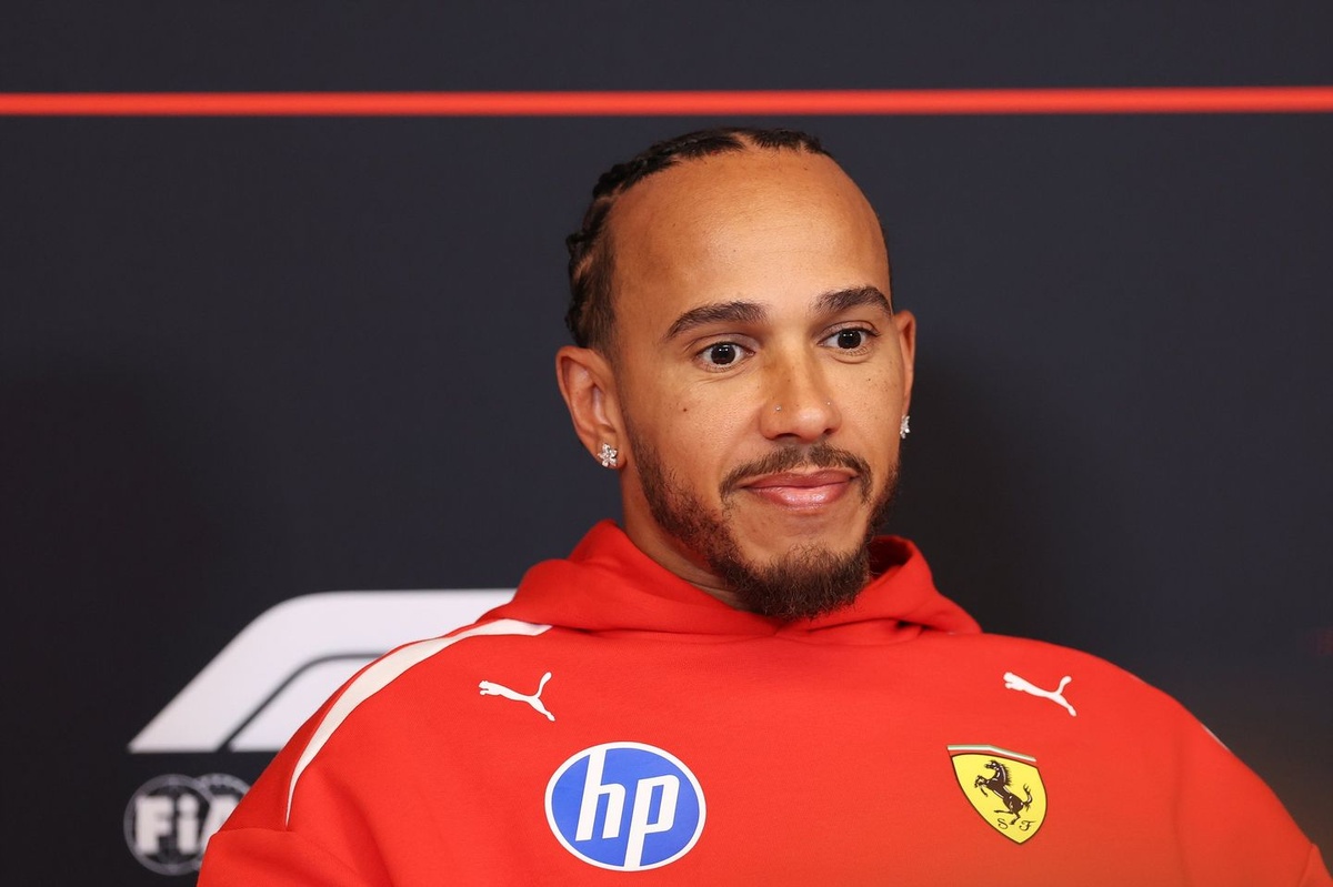 Lewis Hamilton drives custom 1984 Buick Regal as F1 driver explores lowrider culture