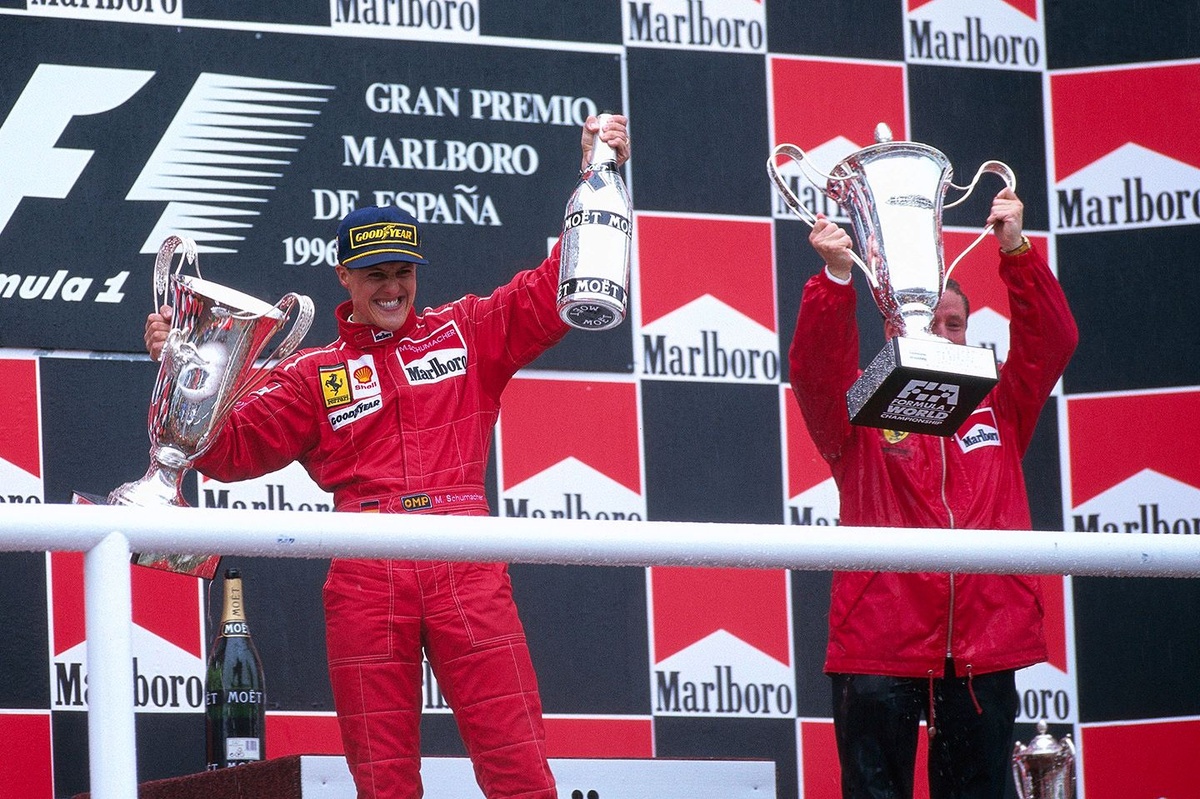 On This Day: The "unbelievable" drive that earned Michael Schumacher his first Ferrari win