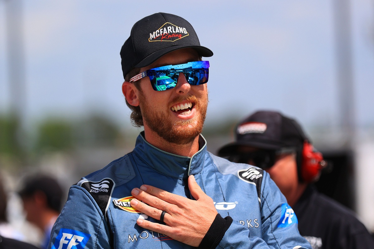 Cleetus McFarland grabs pole position for ARCA Michigan race