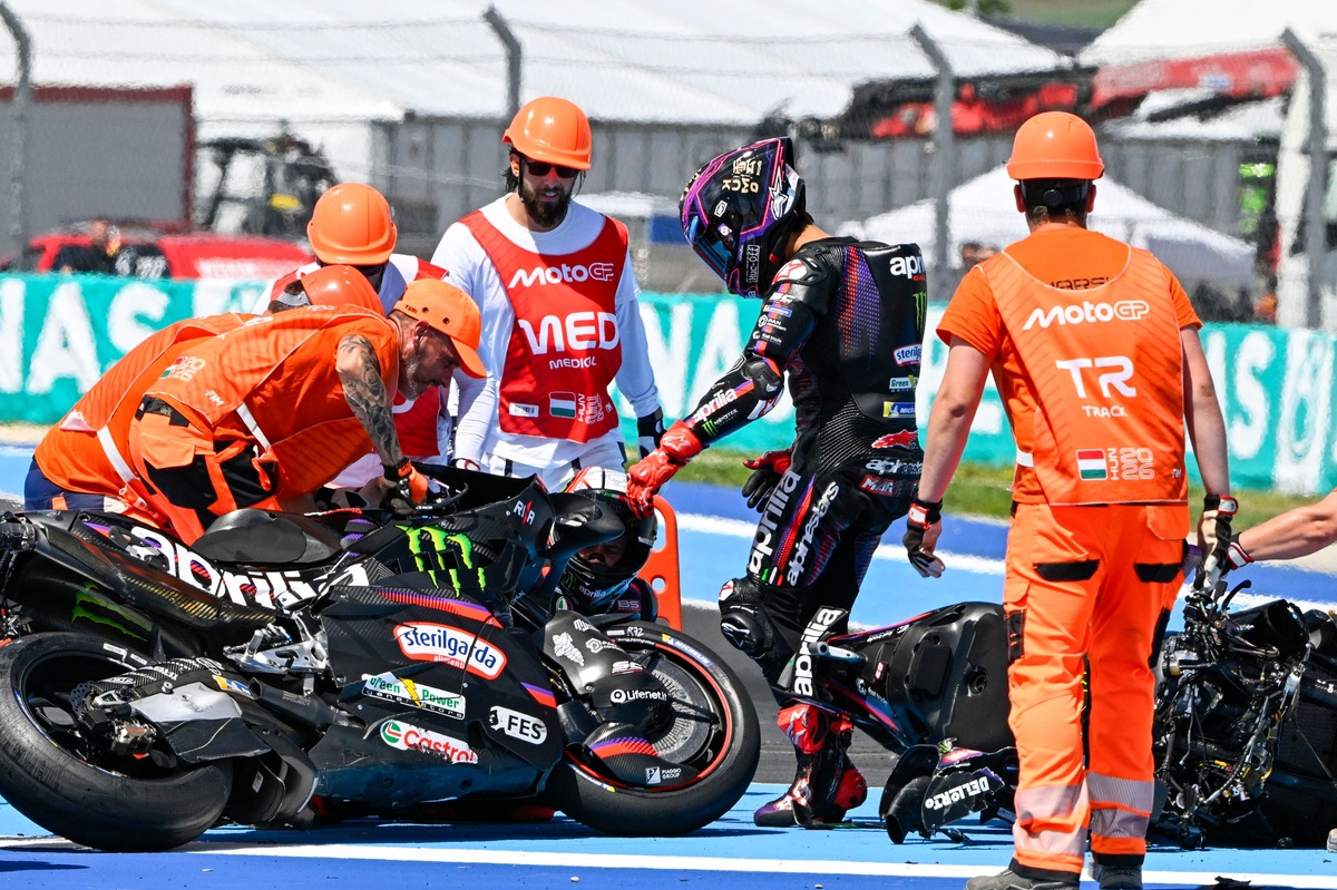 Aprilia Boss Confesses Hungary GP Crash Made Him Look Ridiculous