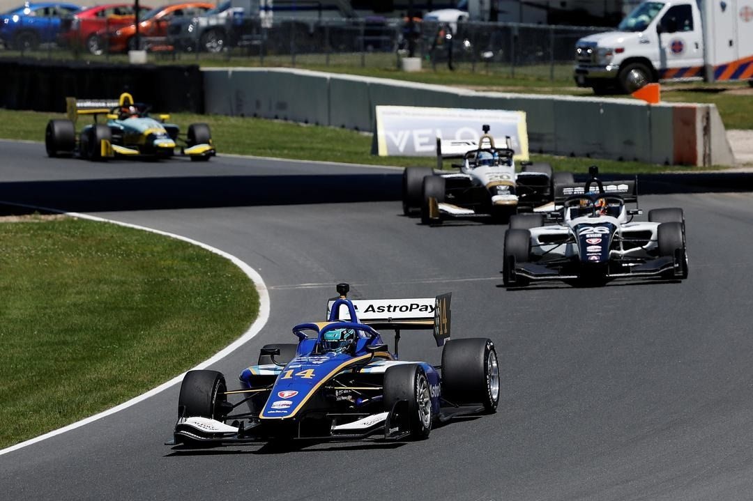 Dominant De Tullio Clinches Indy NXT Race 2 at Road America in One‑Lap Shootout