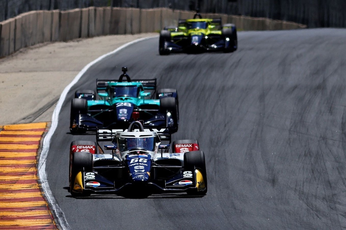 Late mechanical glitch derails Marcus Armstrong’s bid for his first IndyCar win