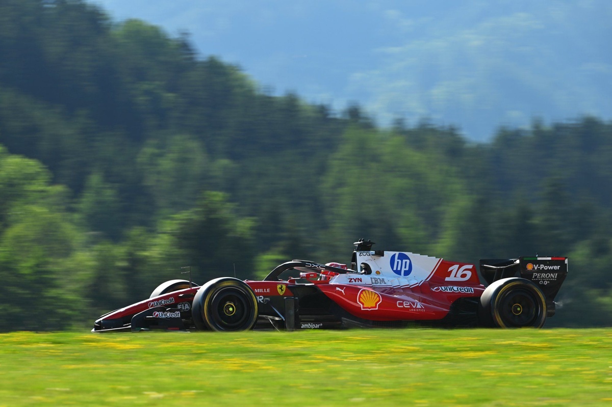 Leclerc Downplays Ferrari’s ADUO Upgrade During Austrian Grand Prix