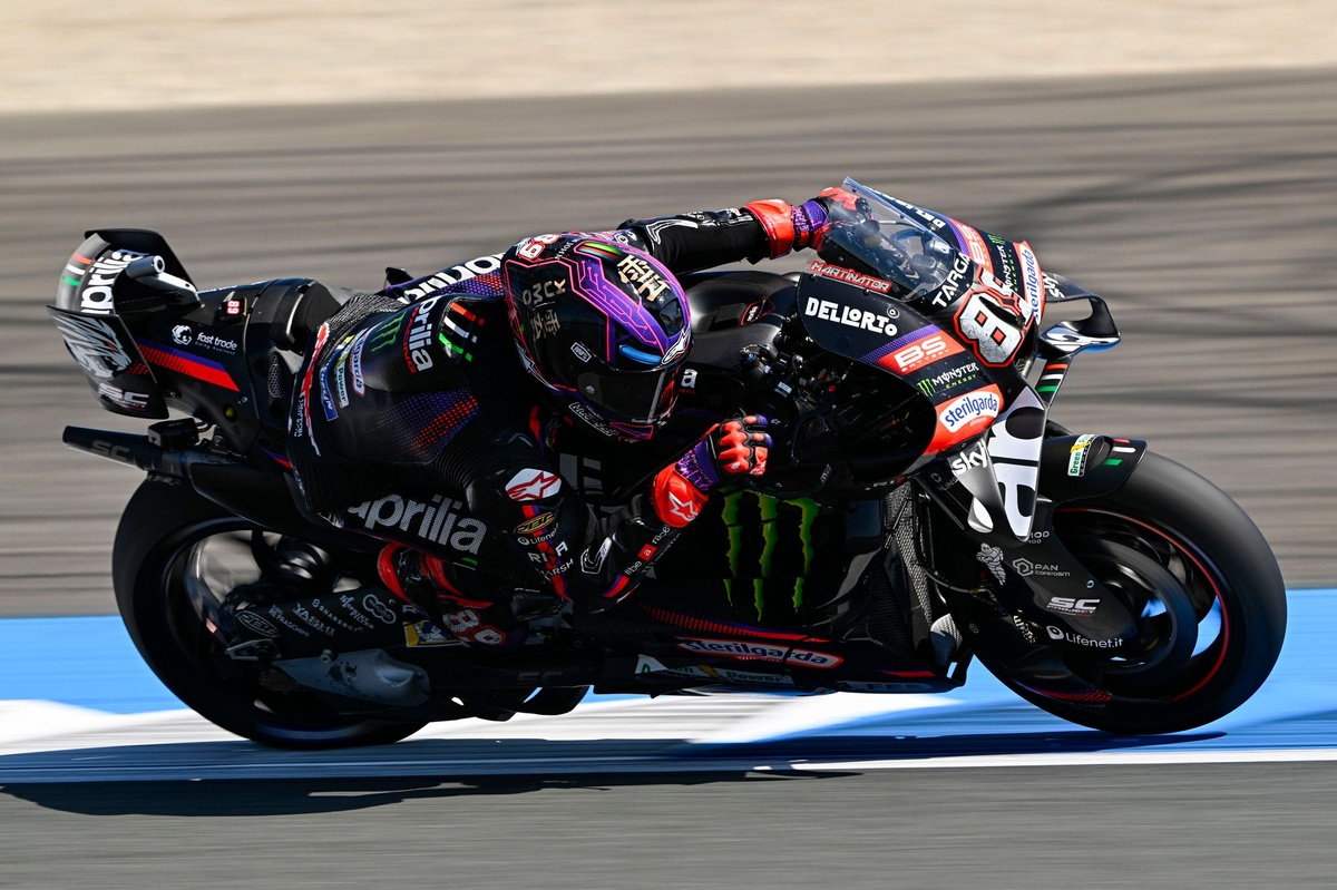 MotoGP Dutch GP: Jorge Martin leads Aprilia 1-2-3-4 in qualifying