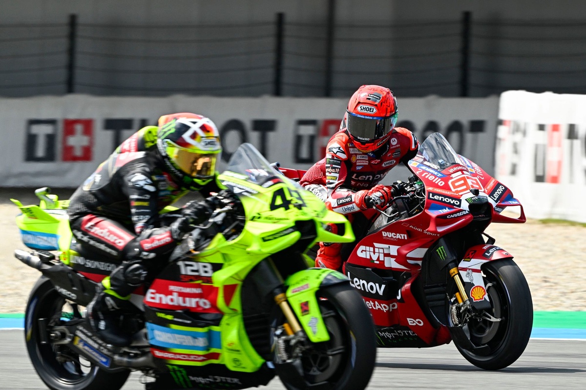 Marc Marquez on Rossi‑style clash with Fabio di Giannantonio: I accept, we stay quiet