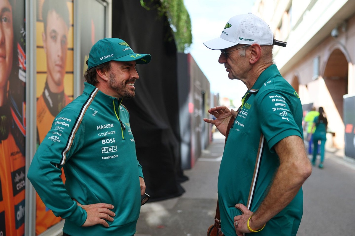 Adrian Newey Hopes Aston Martin Upgrades Keep Fernando Alonso in the 2024 F1 Cockpit