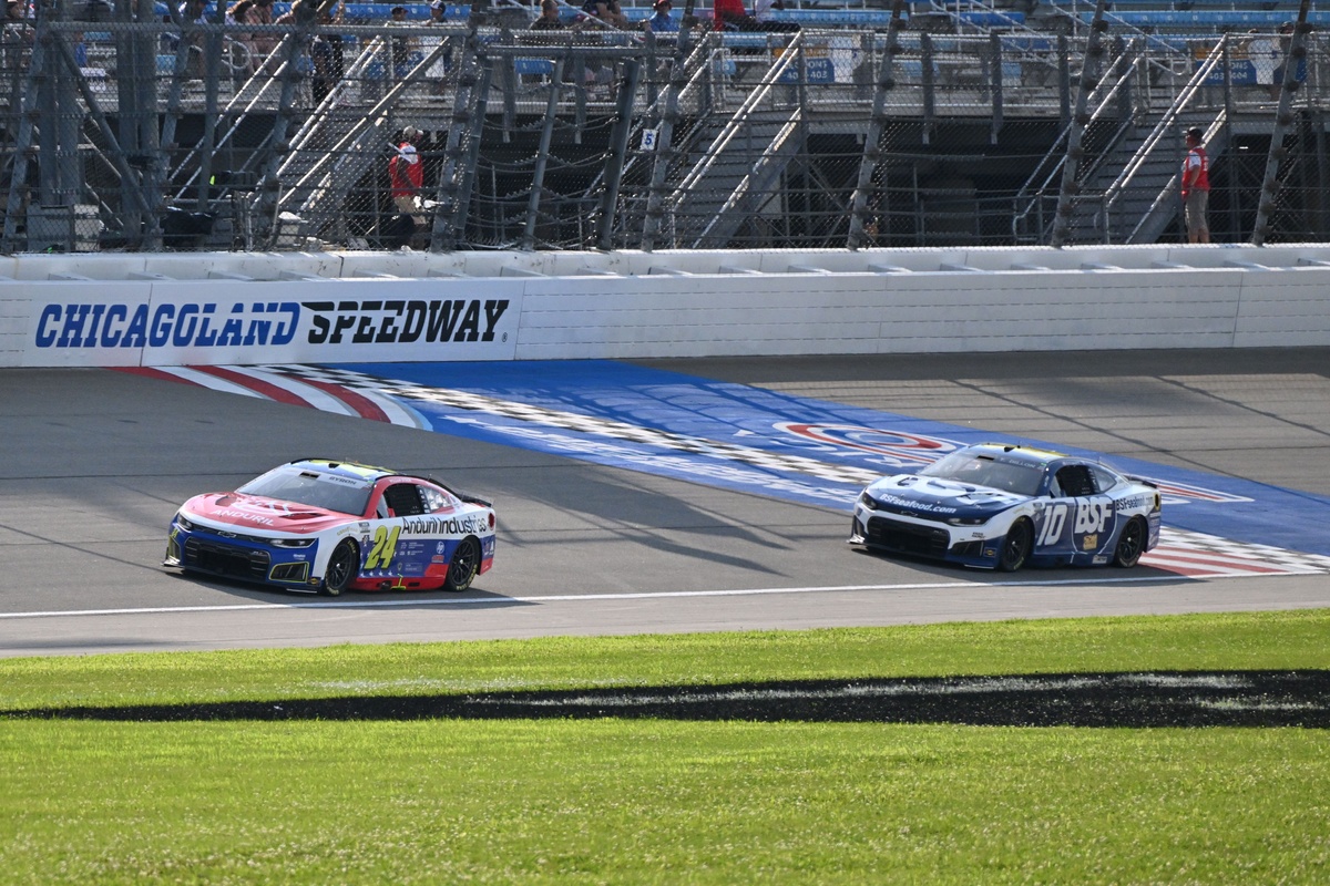 Chicagoland represents the return the old Atlanta after Cup practice