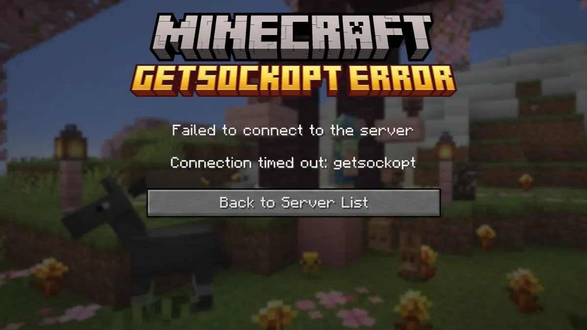 Quick Fix for Minecraft Getsockopt Error: Restore Play Without Delay