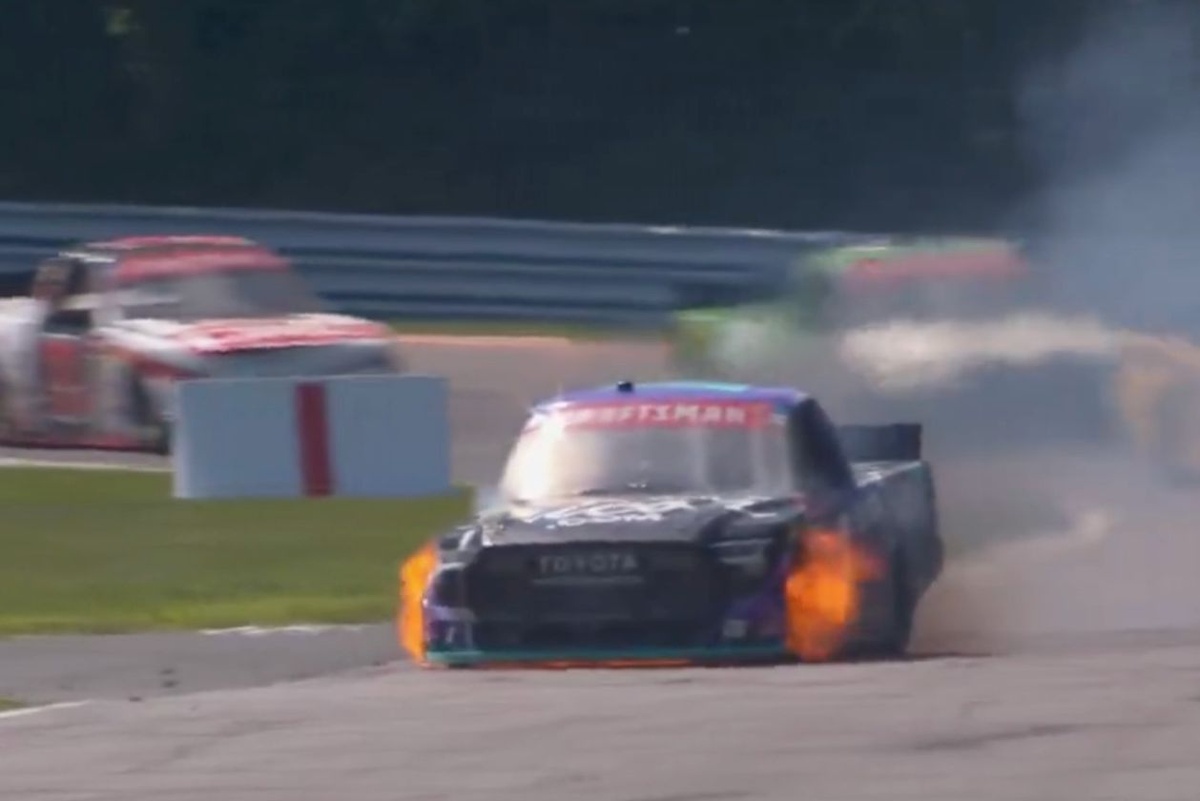 Trapped in Blaze: Thomas Annunziata Hospitalized After NASCAR Truck Fire