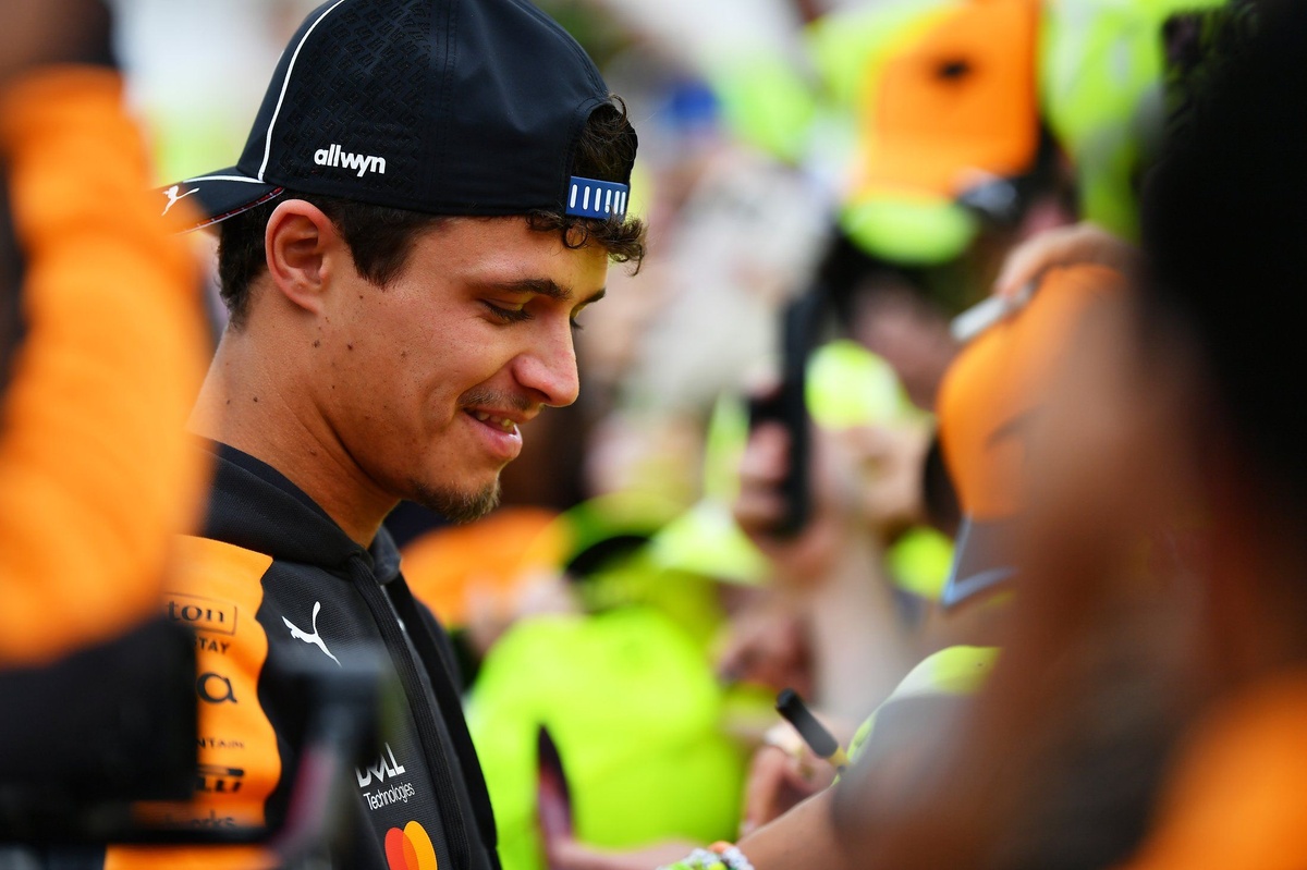 Lando Norris Shares Childhood Dream at Goodwood Festival of Speed Balcony Bash