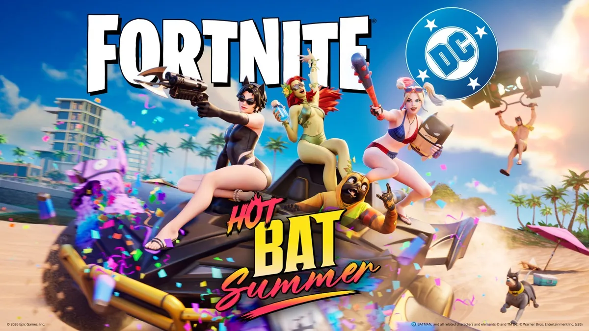 Fortnite DC Hot Bat Summer Skins