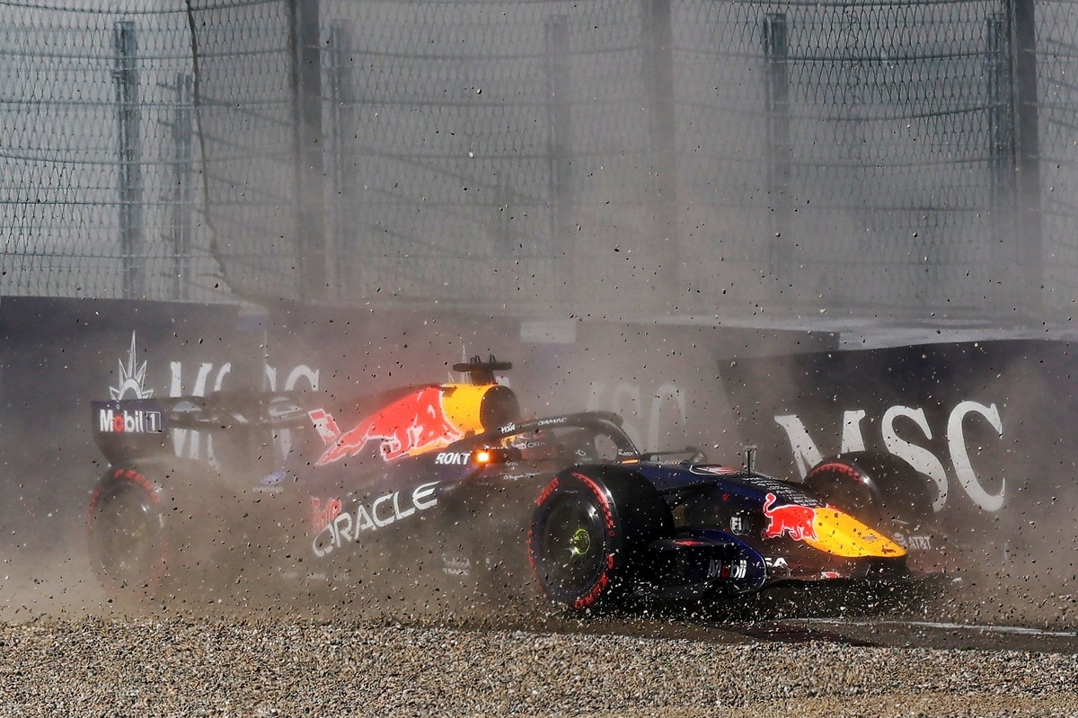 Red Bull Switches to Standard Rear Wing at Belgian GP after Max Verstappen’s Crashes