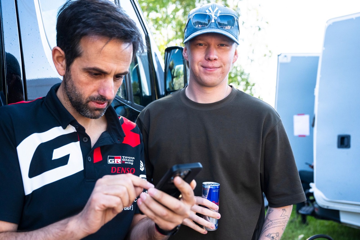 Kalle Rovanpera shares comeback update during Rally Estonia visit