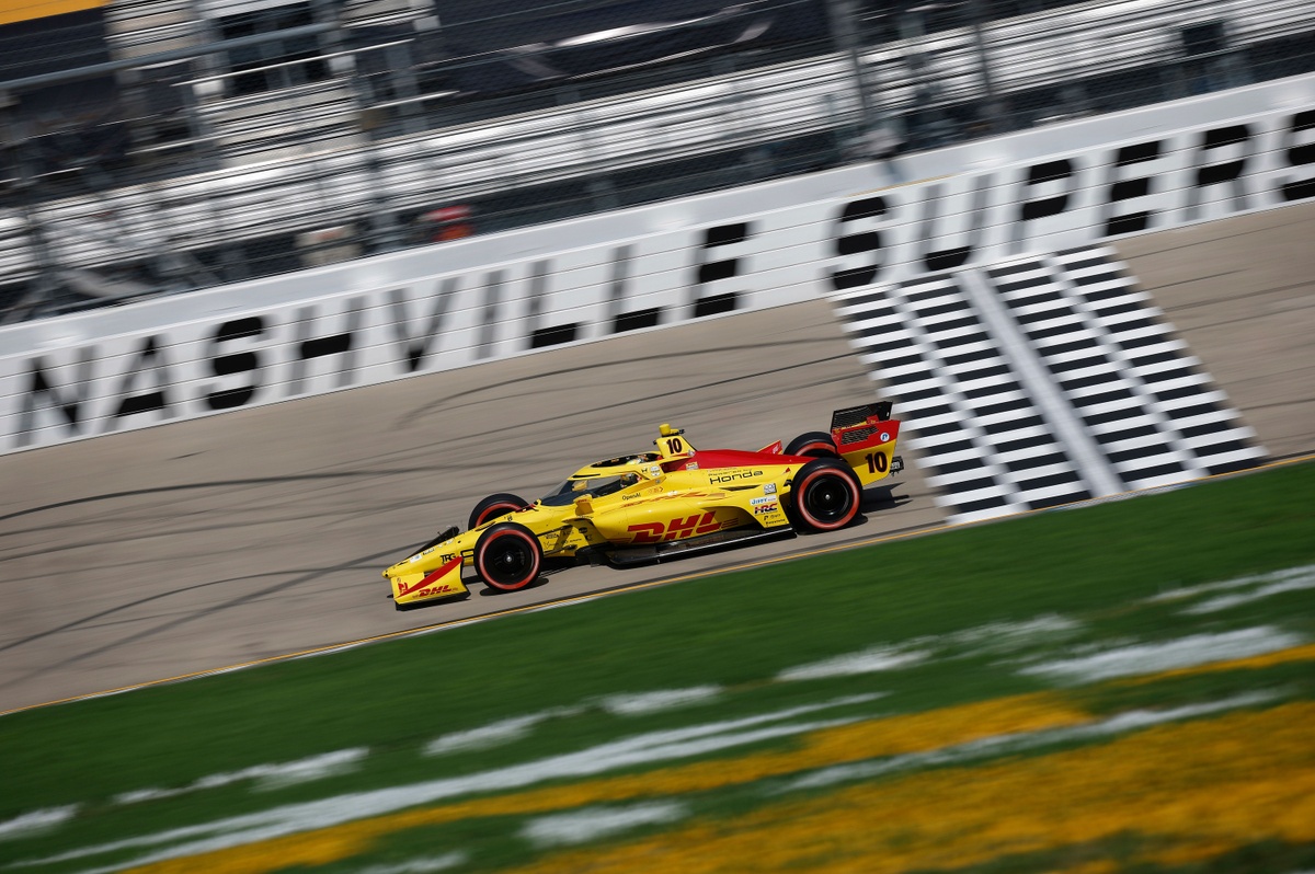 Alex Palou clinches IndyCar victory in Nashville, beating all three Penske rivals