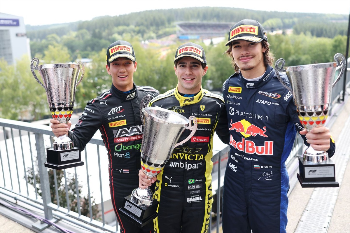 F2 title race shapes up as F1 rookies astound at Spa