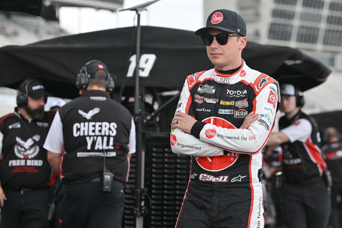 Christopher Bell leads Brickyard 400 practice; Bubba Wallace and SVG hit wall
