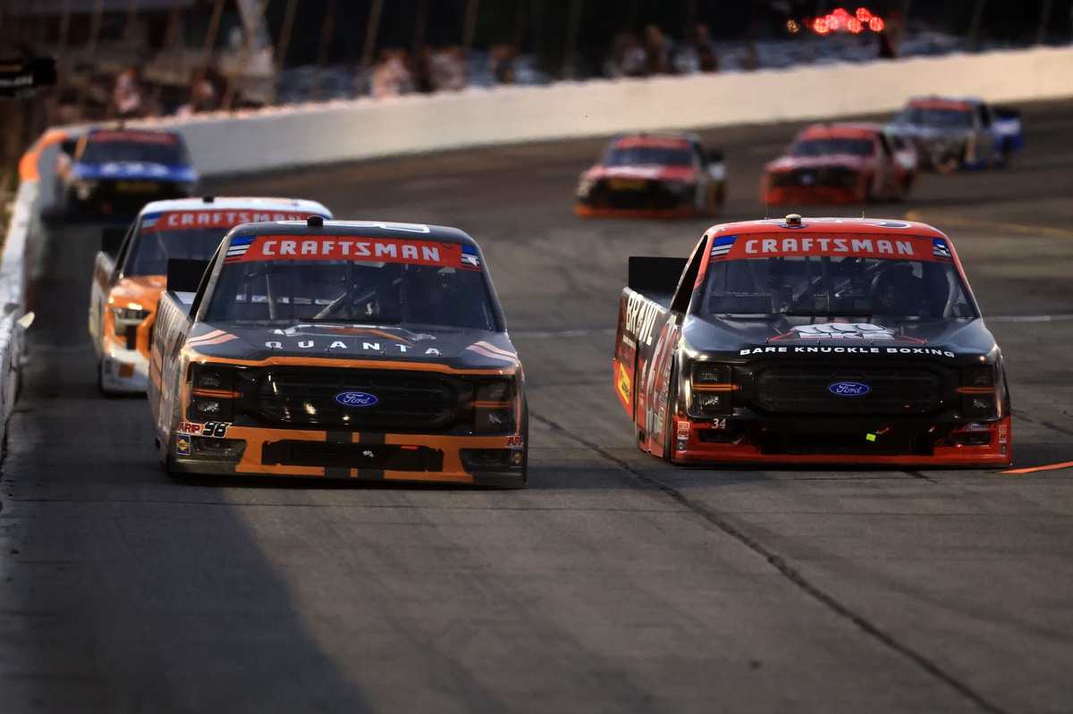 Layne Riggs dominates IRP, clinches fifth NASCAR Truck win of 2026