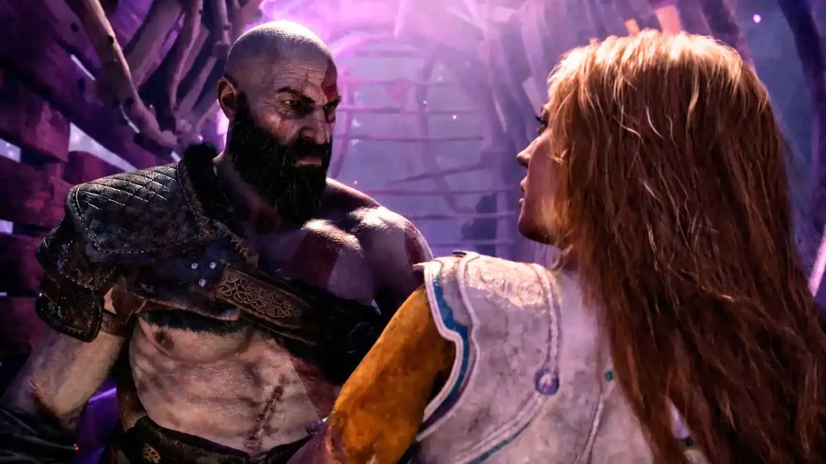 Kratos in God of War Laufey