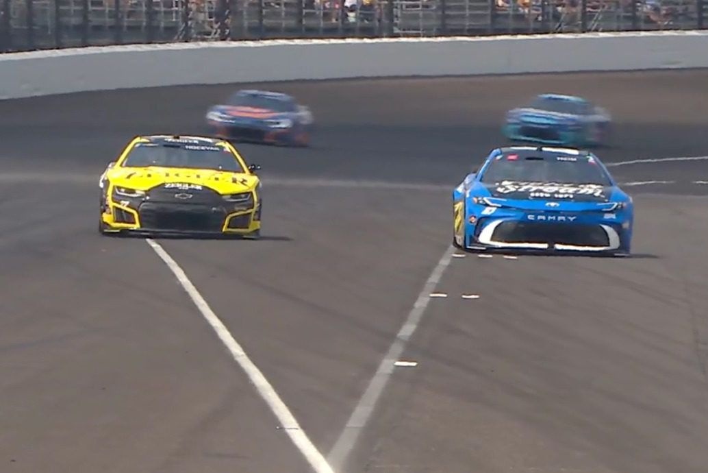 Carson Hocevar flips off Corey Heim before Xfinity race – why Heim was unimpressed.