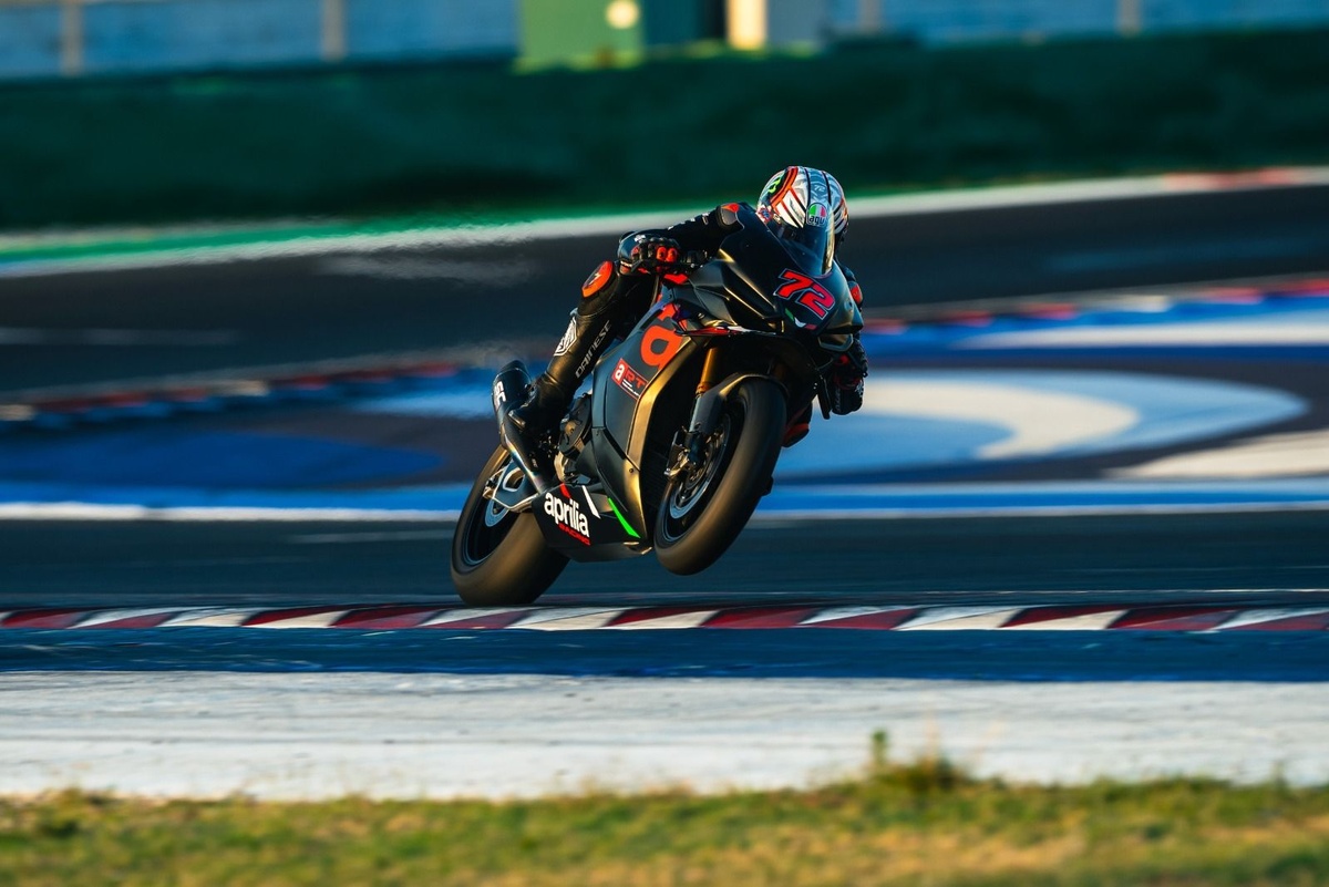 Marco Bezzecchi Back in Action at Misano on a Production Aprilia