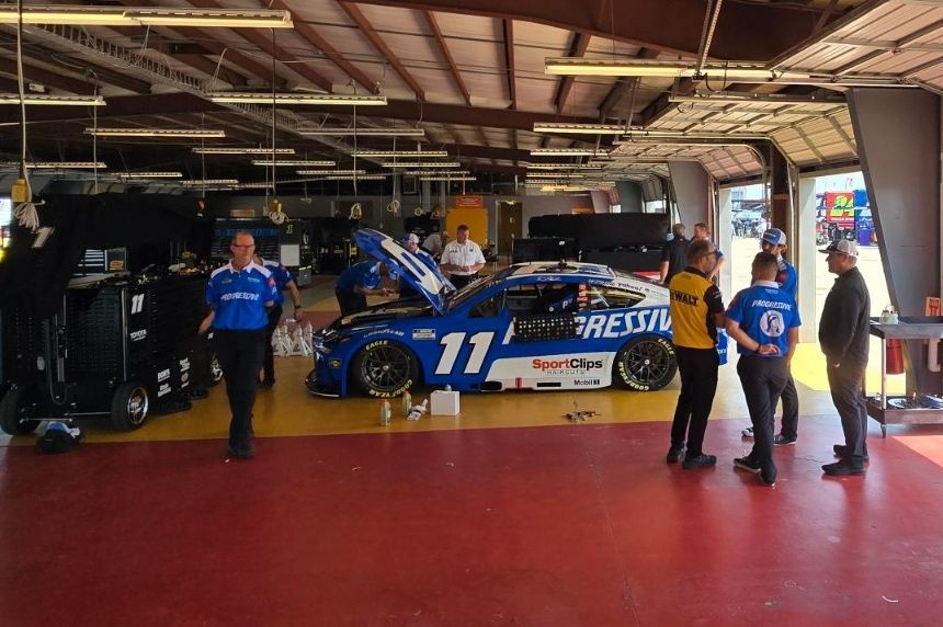 Denny Hamlin Lapped Hard at Iowa as Toyota Teams Grapple with Brake Failures