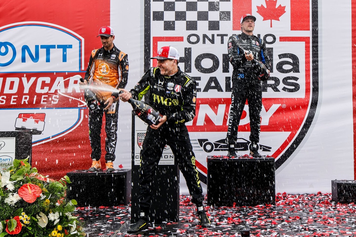 Will Power rockets from last to podium in wild Markham IndyCar showdown