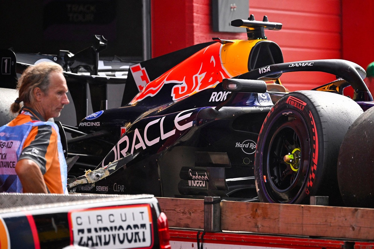 Dutch F1 grand prix red flagged after huge Max Verstappen crash