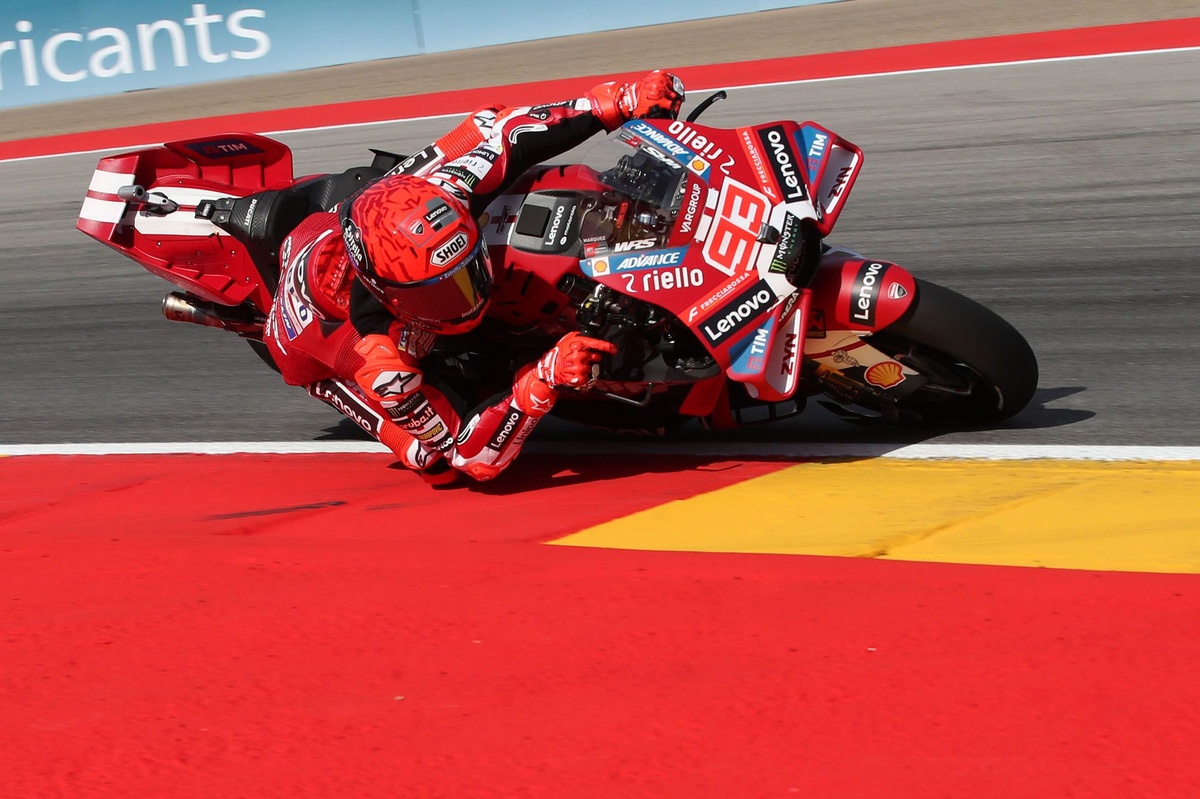 Bezzecchi Claims Marquez is Hiding Real Speed in MotoGP Practice Sessions