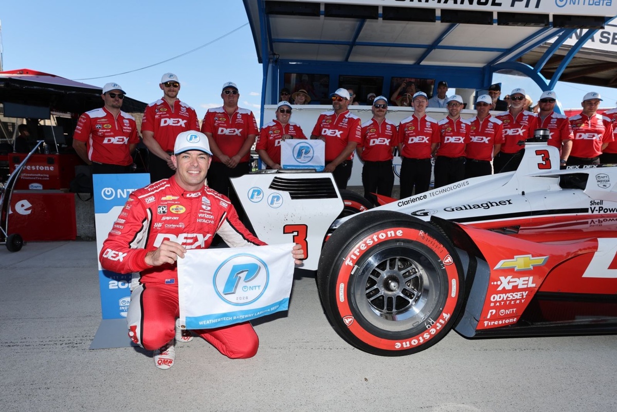 McLaughlin Wins IndyCar Laguna Seca Pole, Beating Palou by 0.0177s