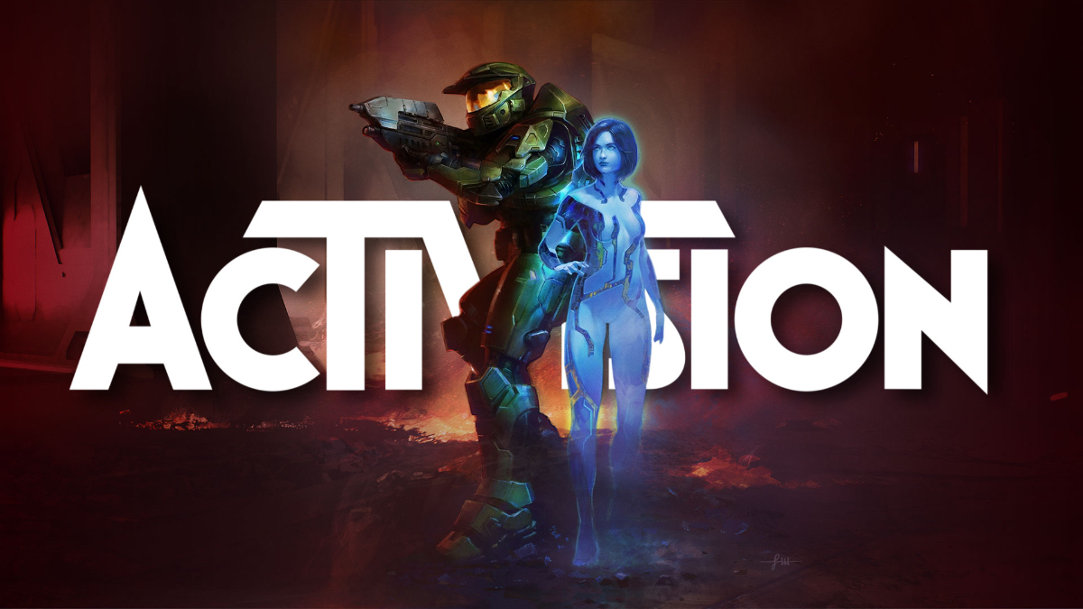 Halo: Campaign Evolved featured image with Master Chief and Cortana with the Activision logo in the background.