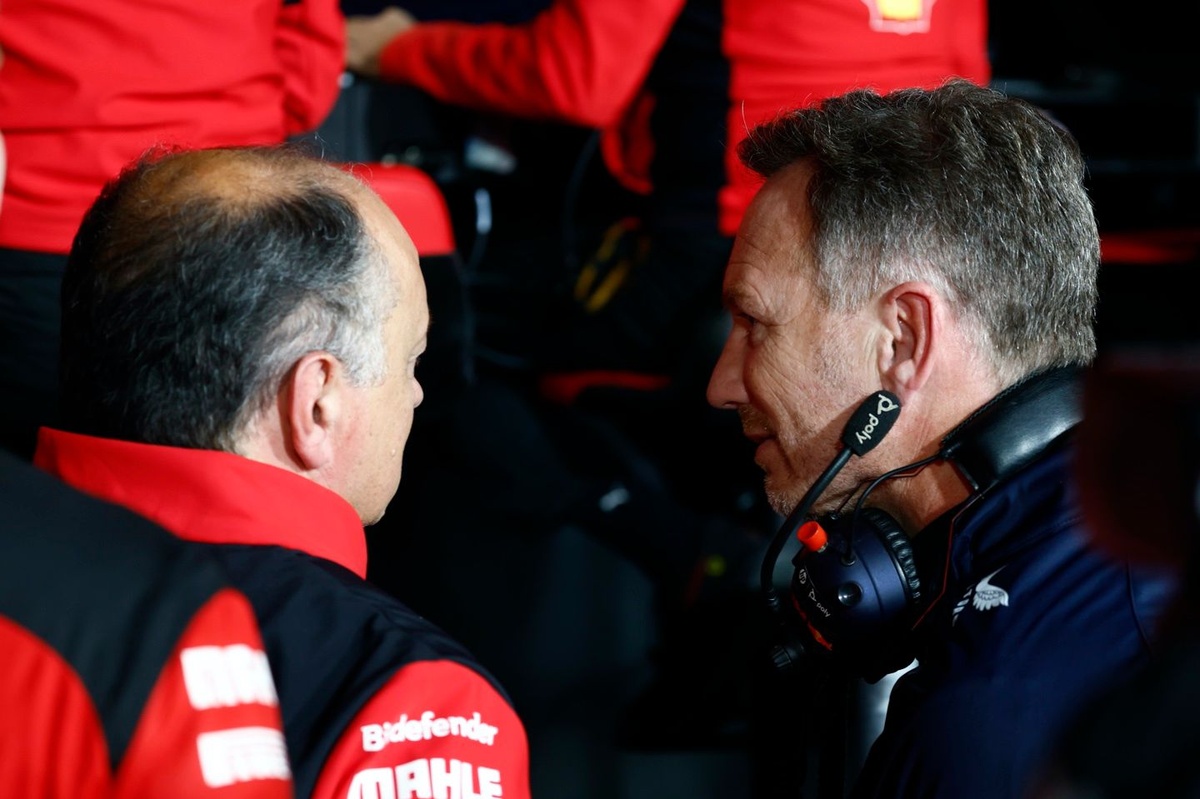 "Mr Horner is looking for a job" – Frederic Vasseur claps back at Ferrari rumours