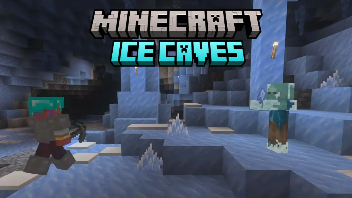 Minecraft Winter Update Shows Ice Caves in Live September 2026