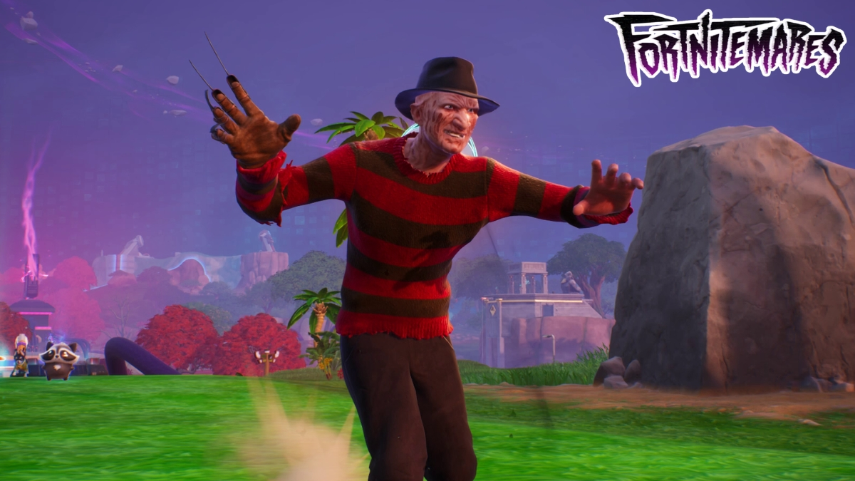Freddy Krueger Fortnite weapon equipped and running