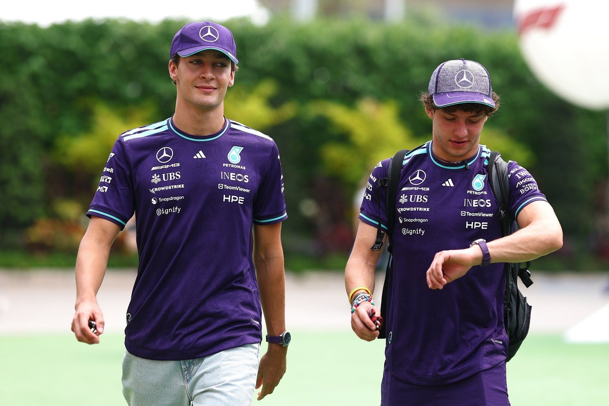 George Russell Calls Running Old Car a No‑Brainer as Mercedes Splits Singapore Specs
