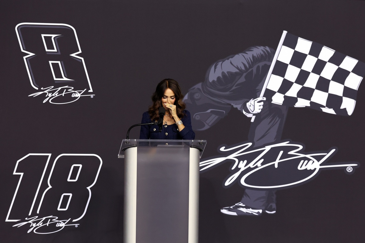 Samantha Busch Speaks at Emotional Celebration of Life for Late Racing Legend Kyle Busch