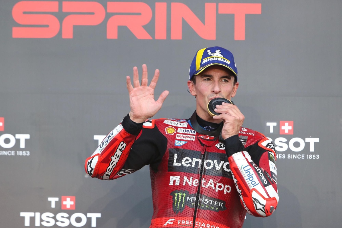Marc Marquez labels sprint podium "inhumane" as pushback against MotoGP organisers continues