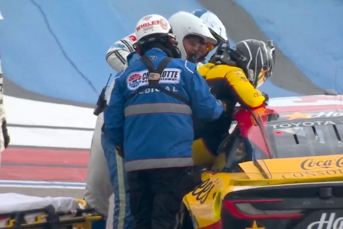 Bubba Wallace & Alex Bowman Walk Away Uninjured After Brutal Crash in Charlotte NASCAR Cup
