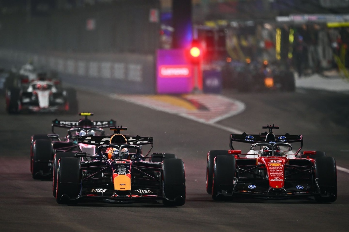 Why Charles Leclerc failed to outbrake Max Verstappen in Turn 1 at Singapore GP