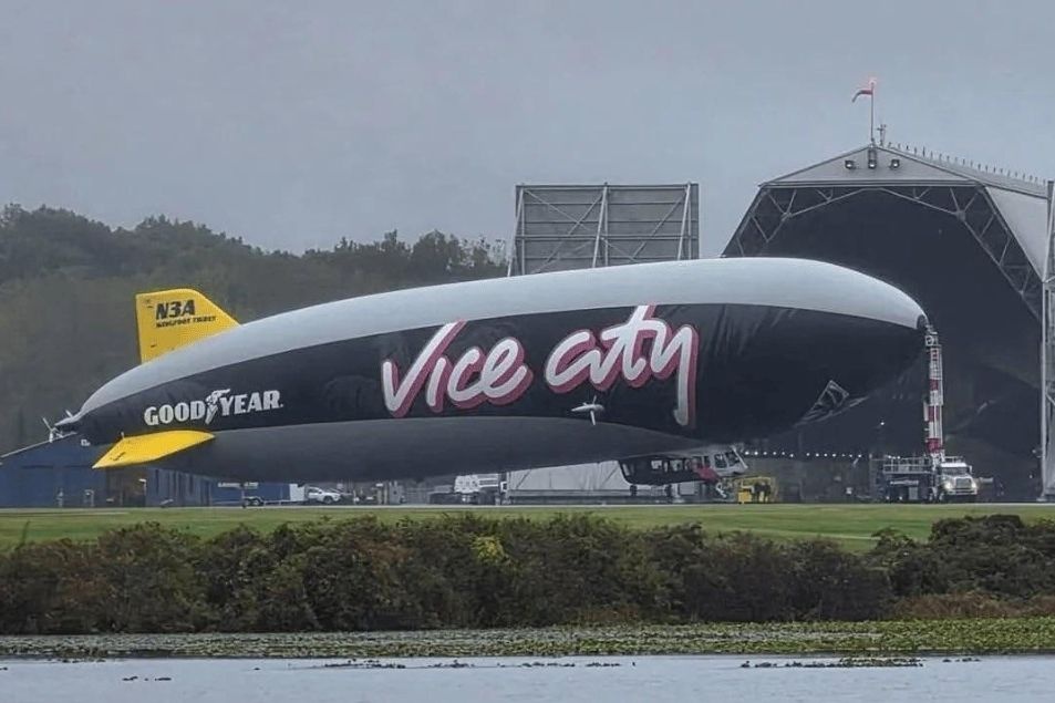 GTA VI “Vice City” Blimp Flies Into NASCAR Championship Weekend